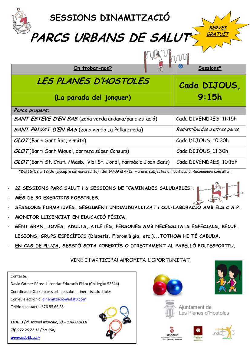 Web oficial de l'Ajuntament de Les Planes d'Hostoles